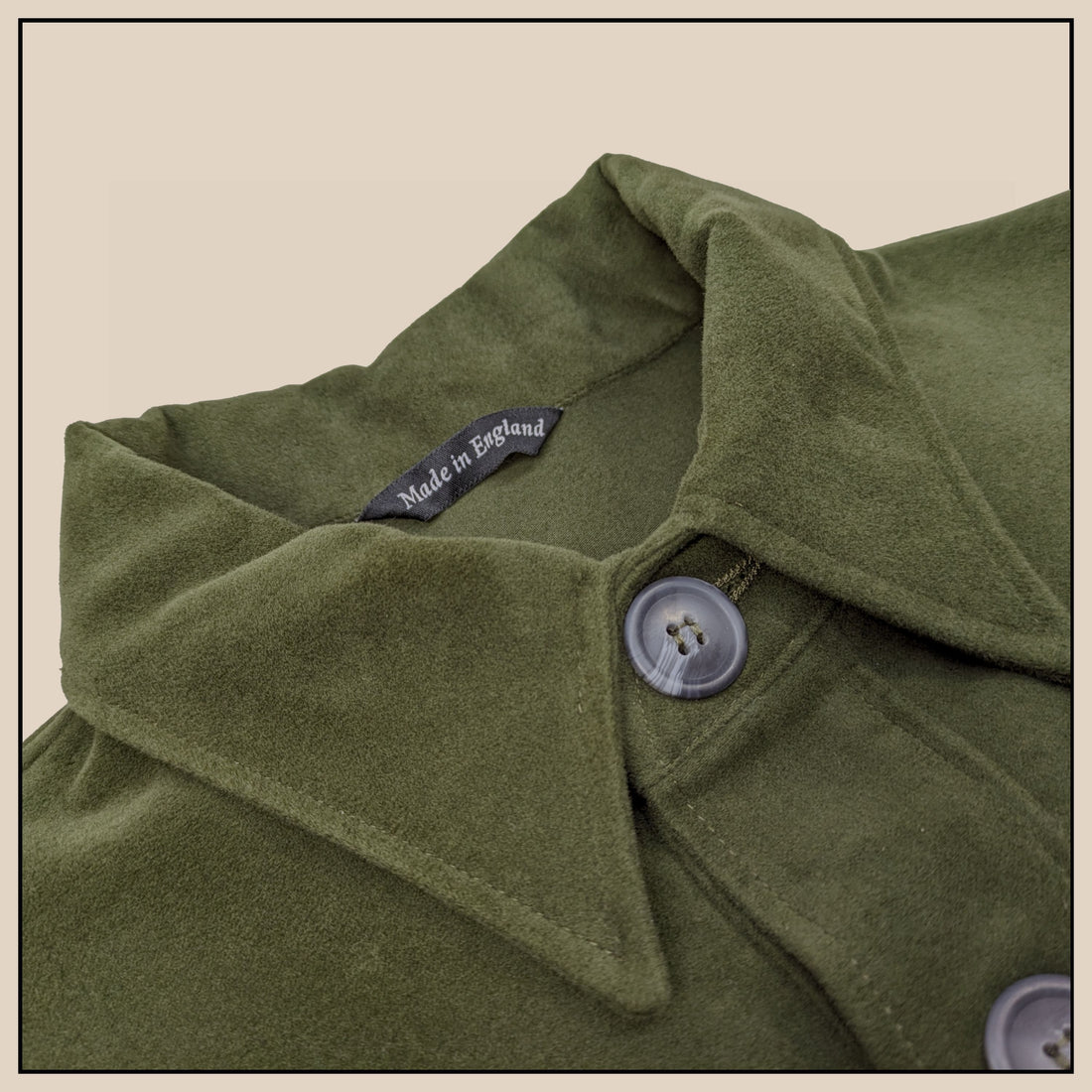 Charlie Jacket - Olive Moleskin