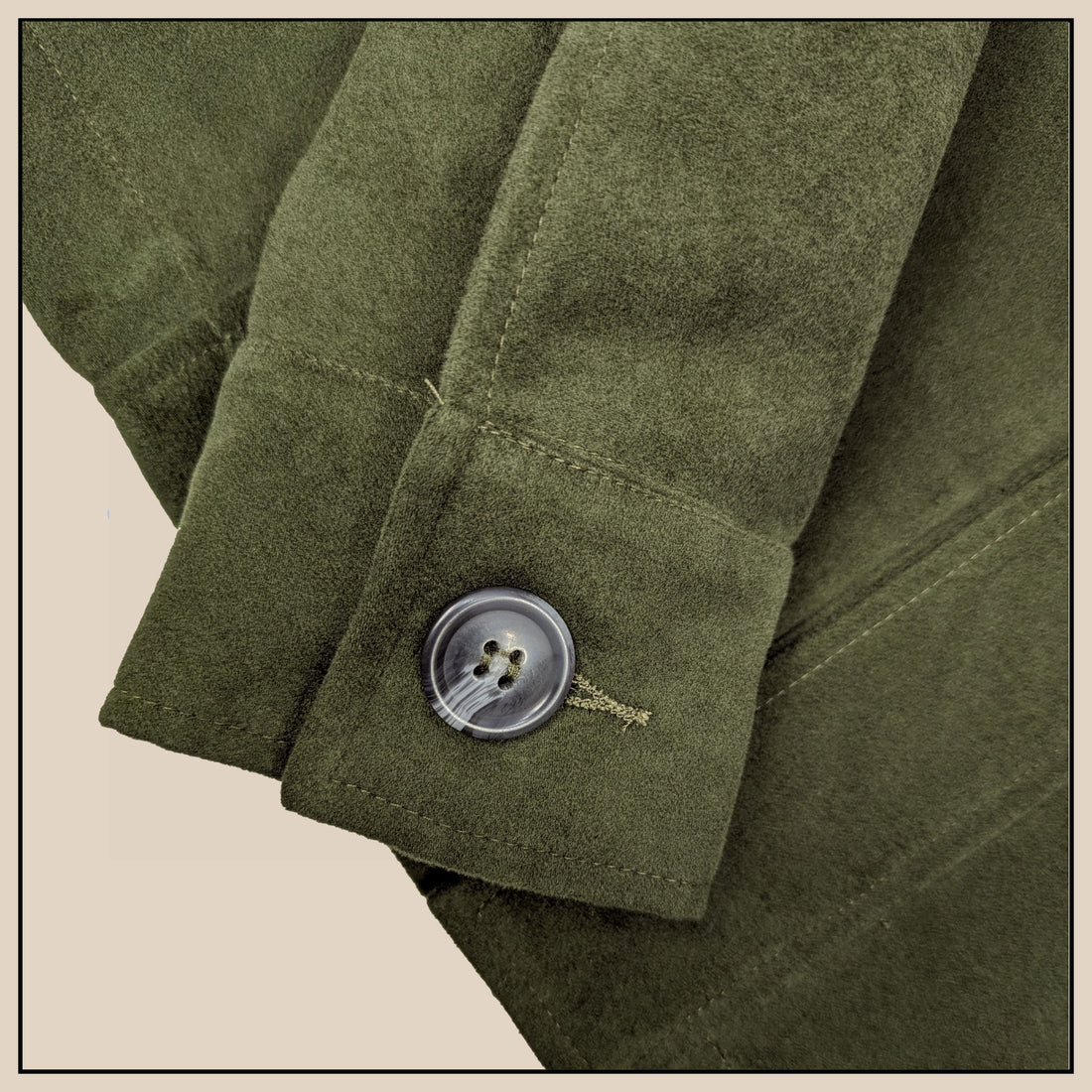 Charlie Jacket - Olive Moleskin