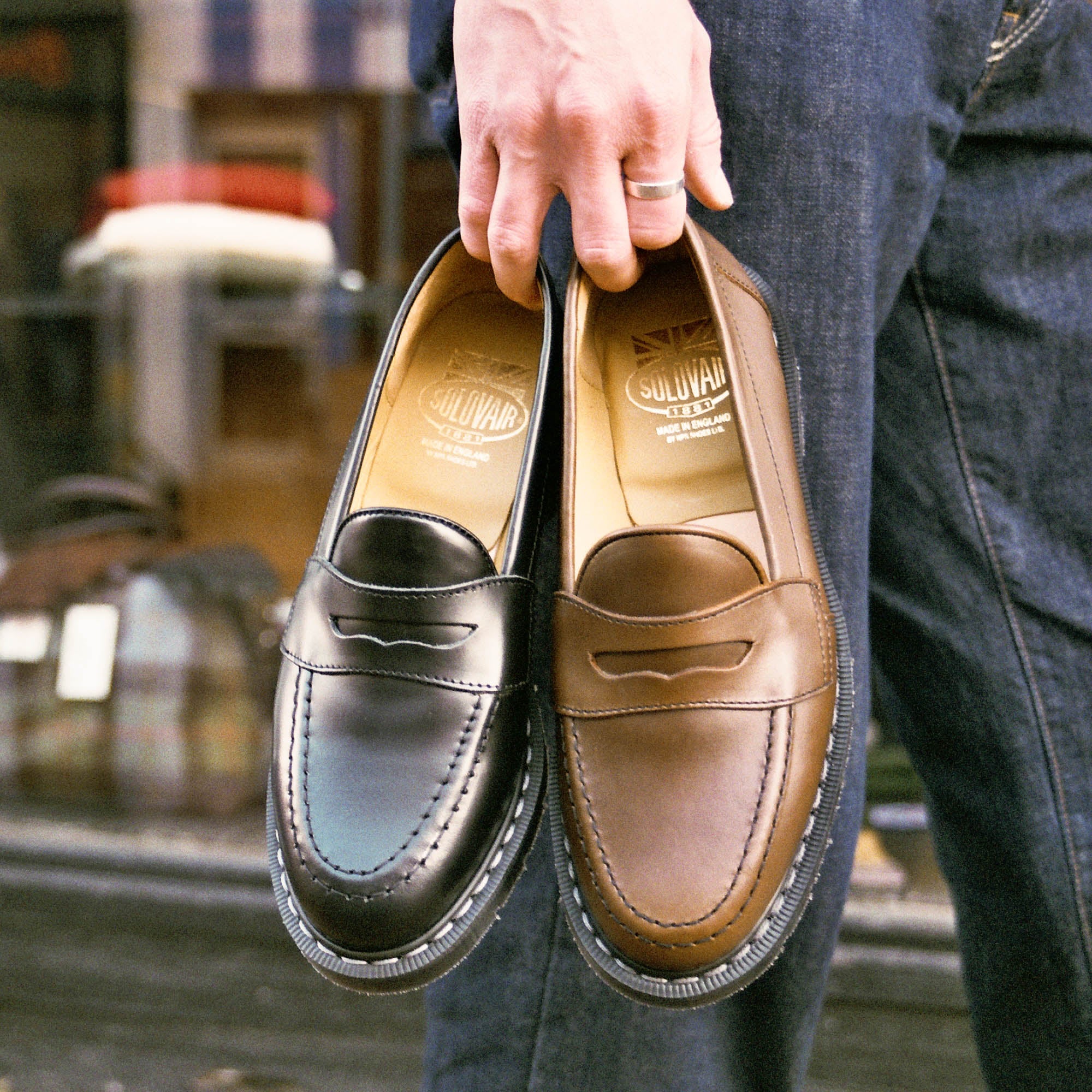 Solovair Loafer - Black – Jump The Gun