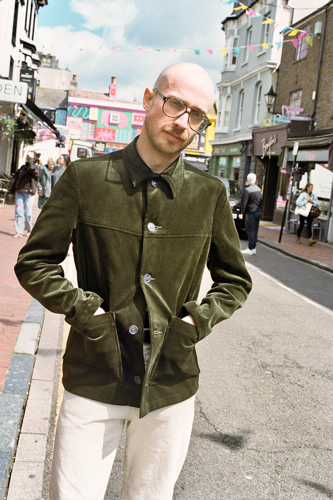 Driver Jacket - Olive Corduroy
