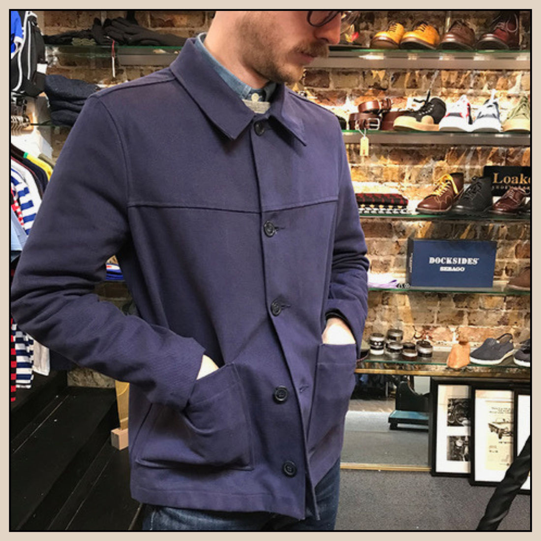 Driver Jacket - French Blue Twill