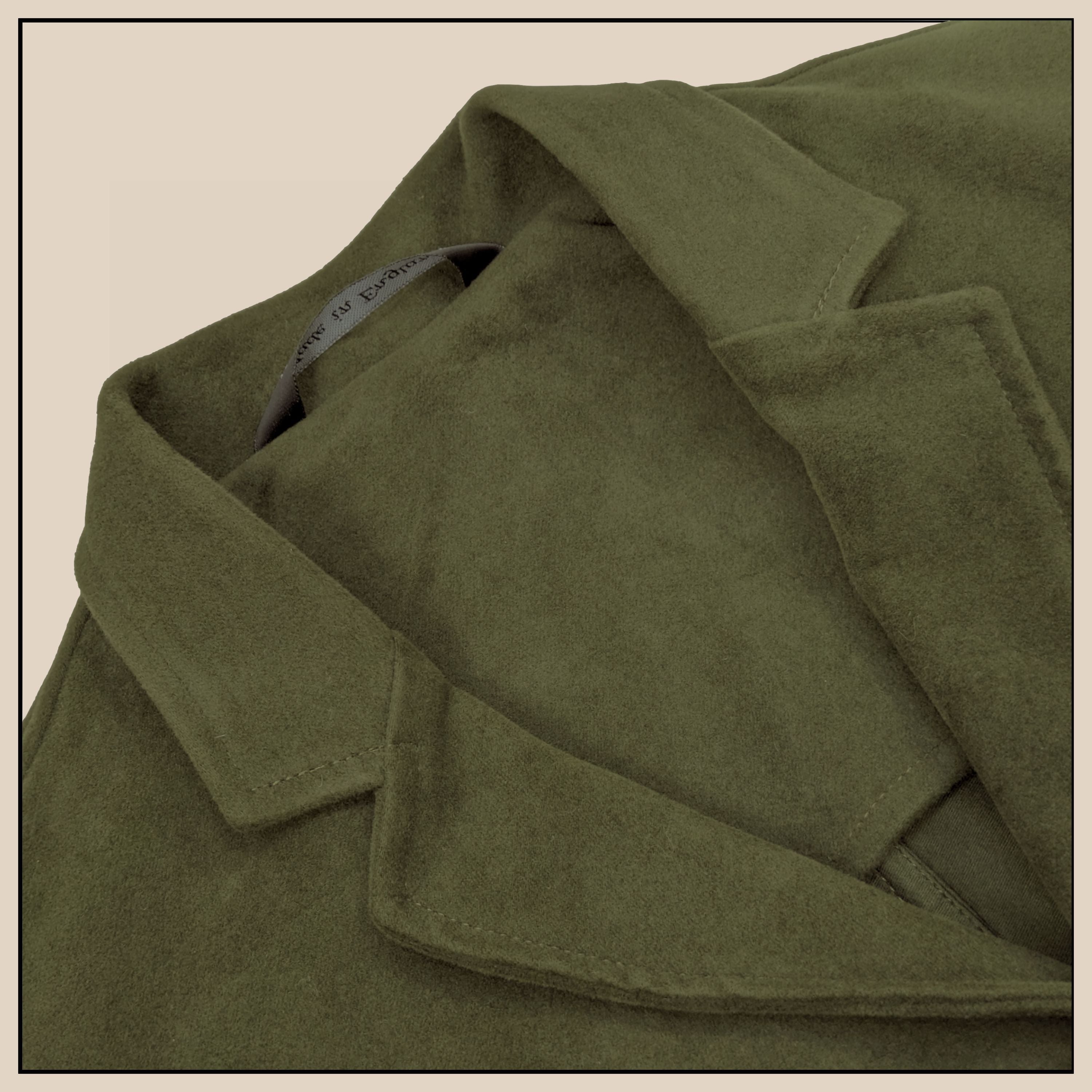 Work Jacket - Olive Moleskin – Jump The Gun Work Jacket - Olive Moleskin – Jump The Gun