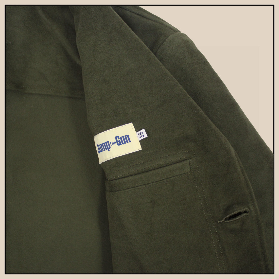 Work Jacket - Olive Moleskin