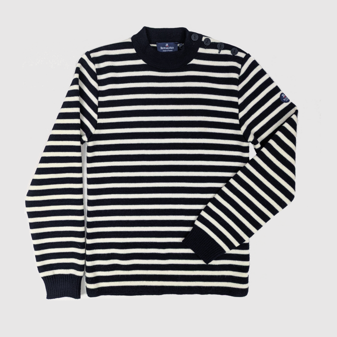 Royal Mer Breton Jumper Marine Ecru Jump The Gun