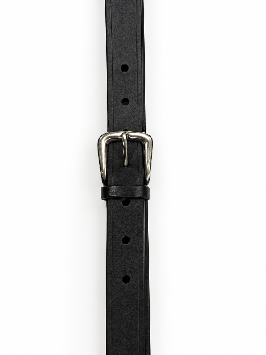 Western Slim Belt - Black Full Grain