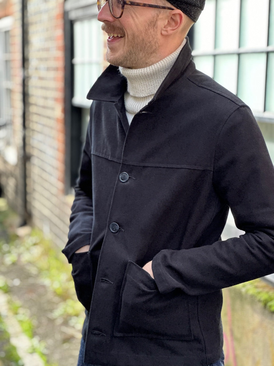 Driver Jacket - Black Twill