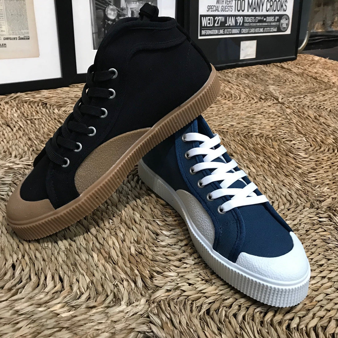 Sanjo K100 Basketball - Navy/White