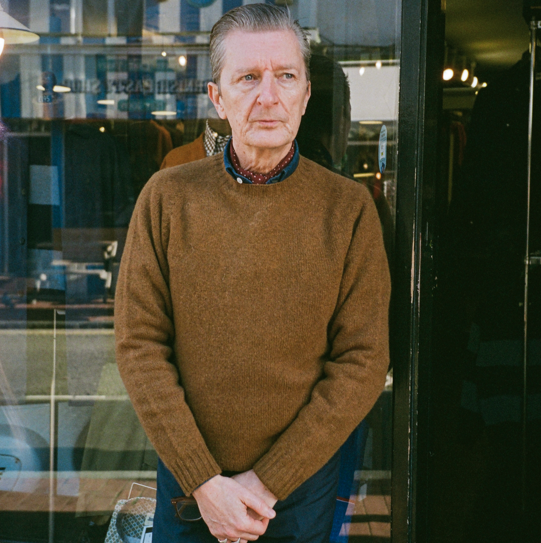 Shetland Knit Jumper - Kale