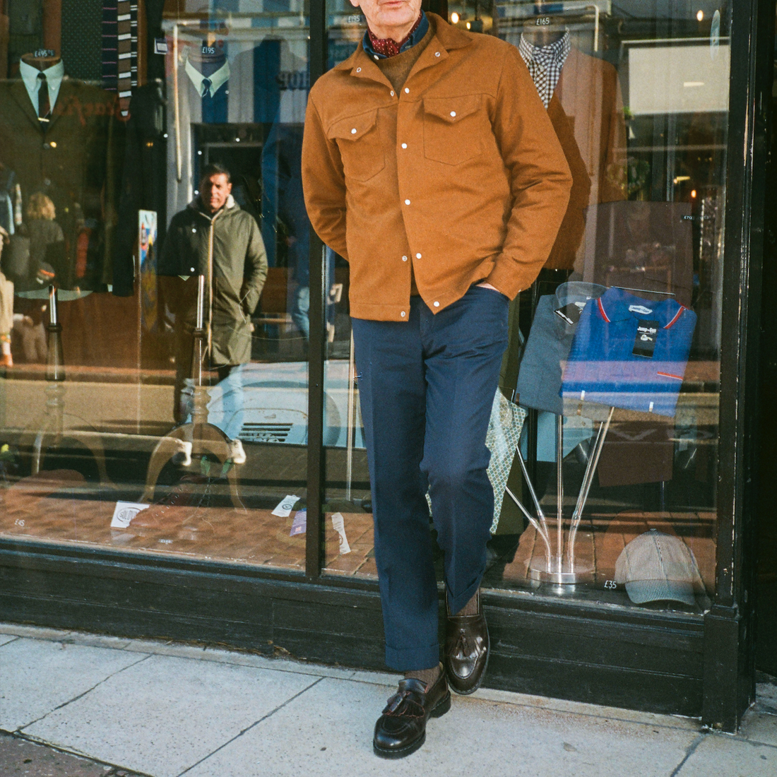 Kennedy Jacket - Tobacco Bedford Cord