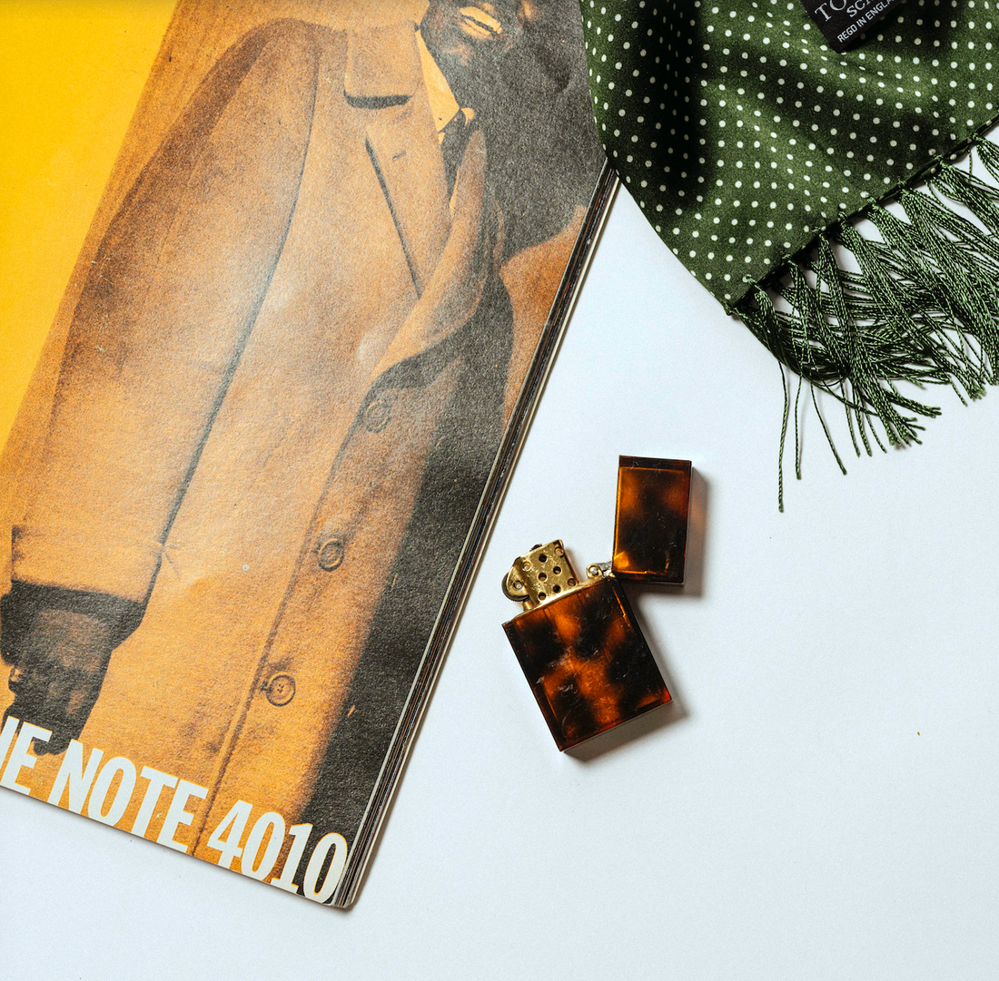 Tsubota Pearl Tortoiseshell Lighter