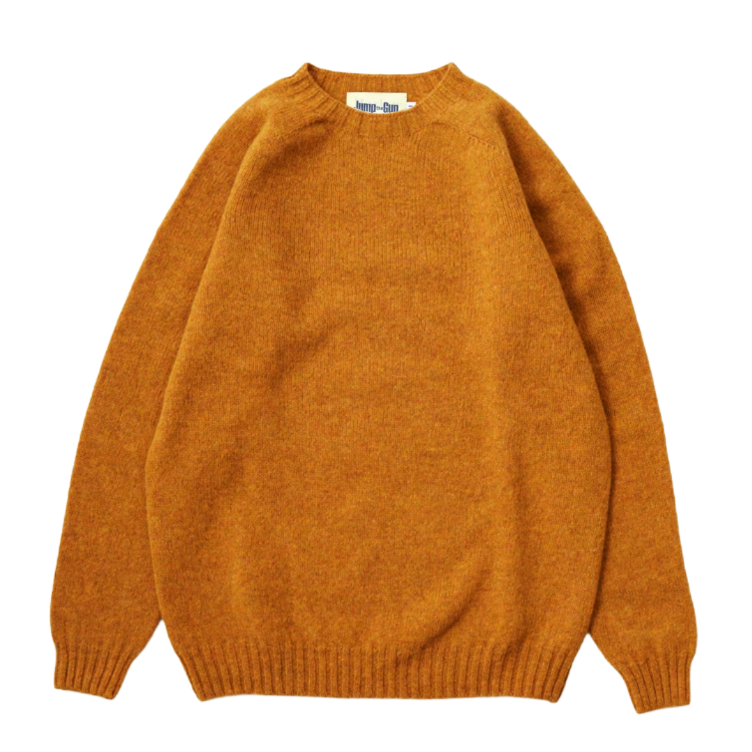 Shetland Knit Jumper - Amber