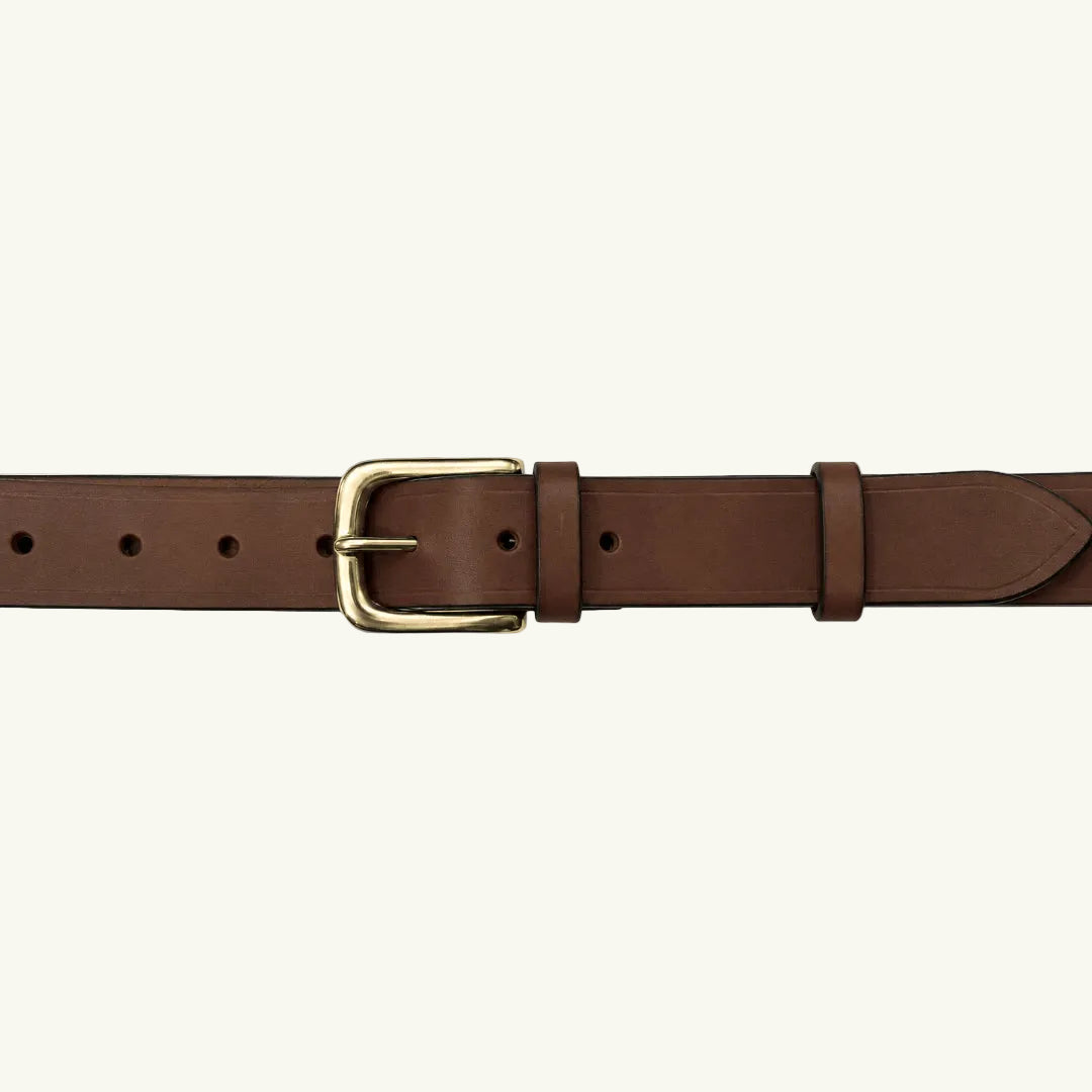 Signature Belt - Brown Full Grain and Brass