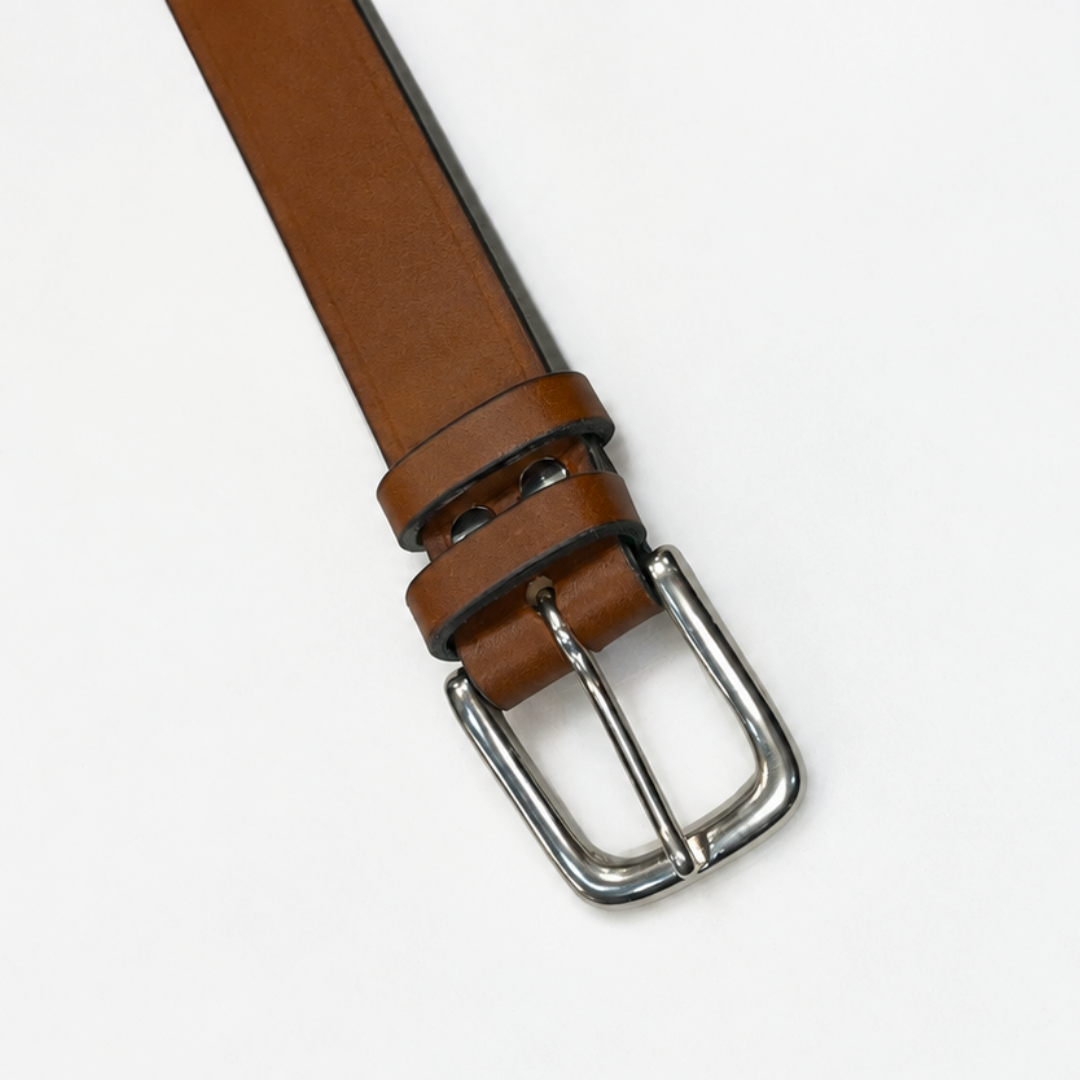 Signature Belt - Tan Full Grain