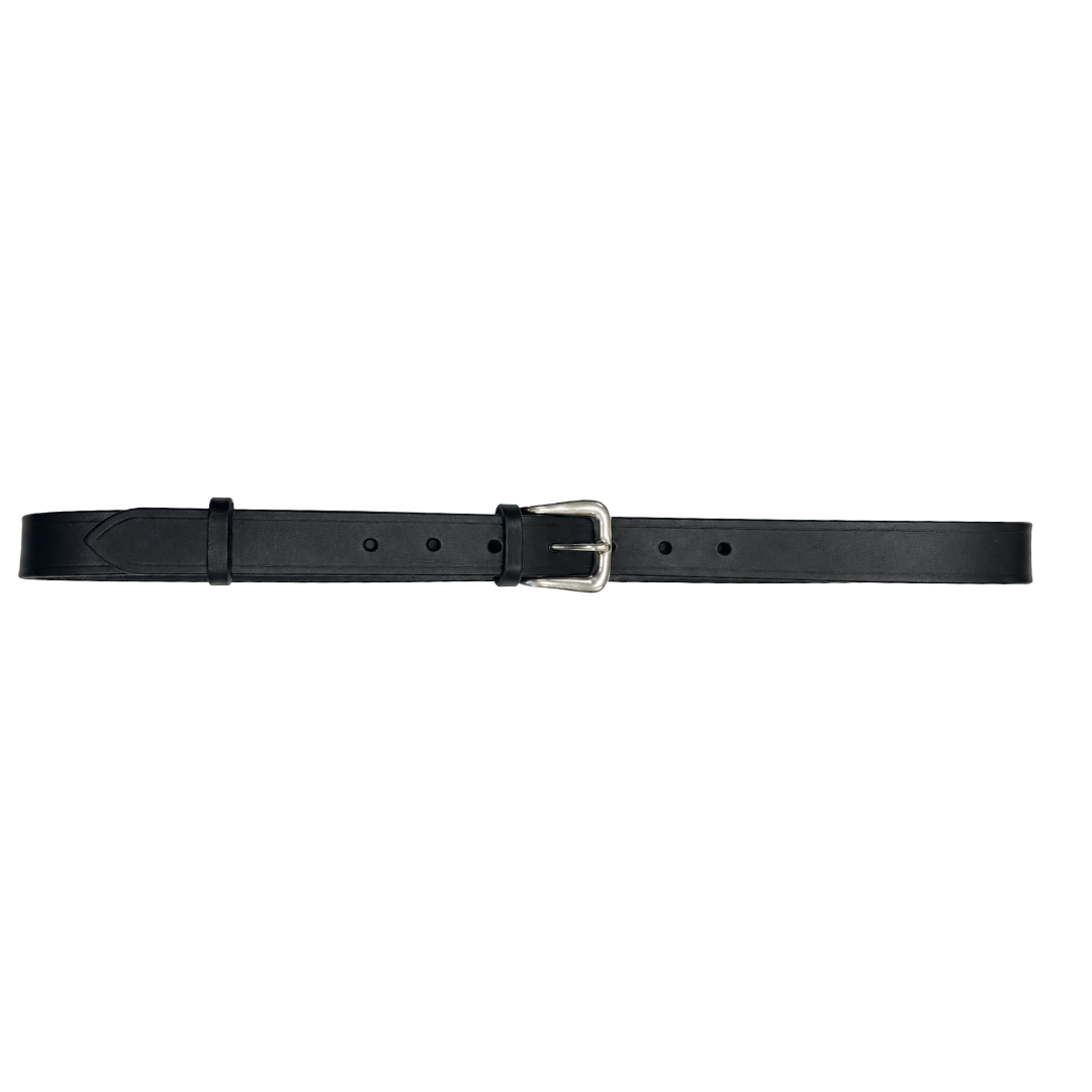 Western Slim Belt - Black Full Grain