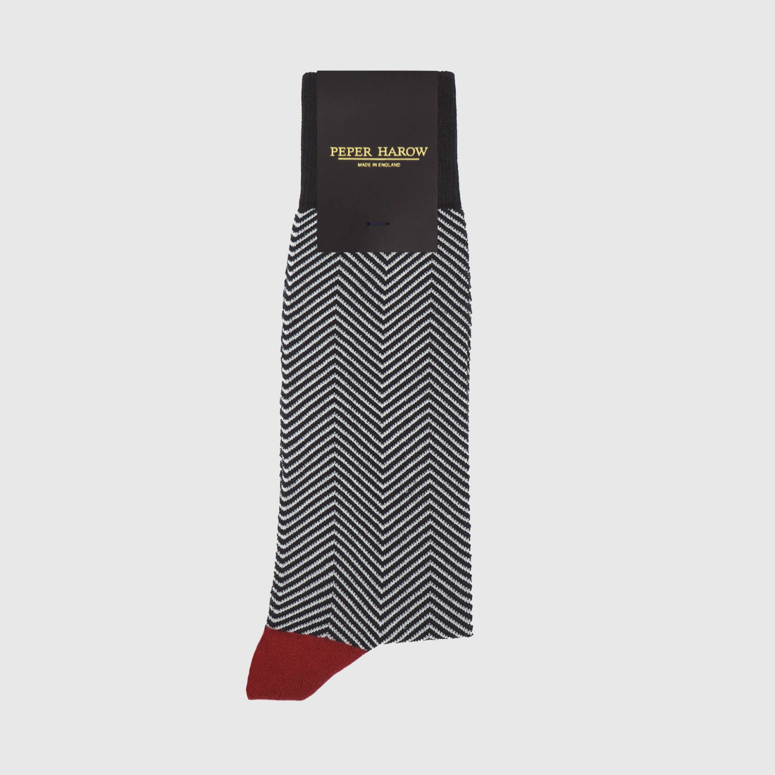 Peper Harow Sock - Lux Taylor Black