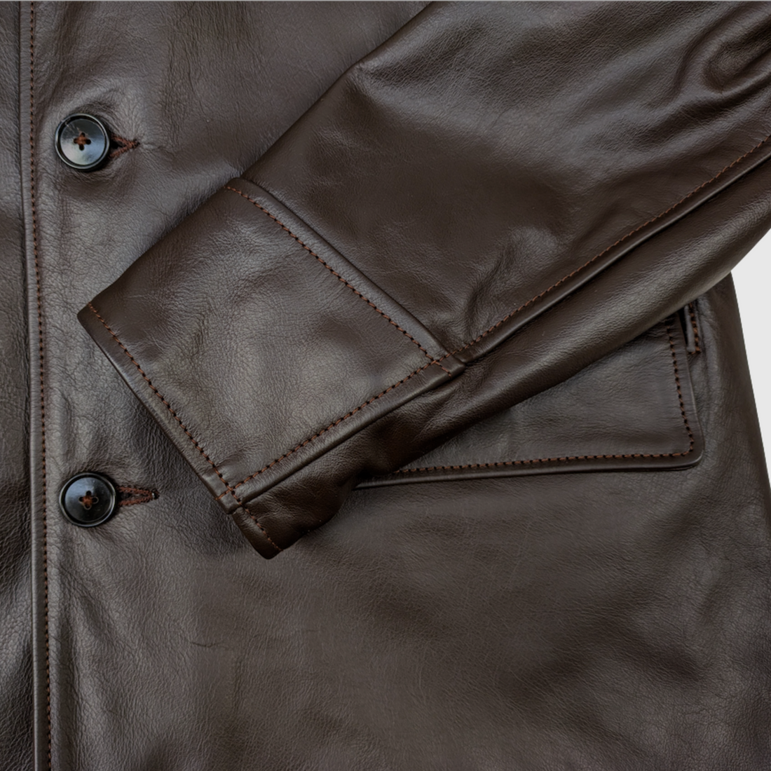 Aero Leathers Veste De Rallye - Brown Horsehide