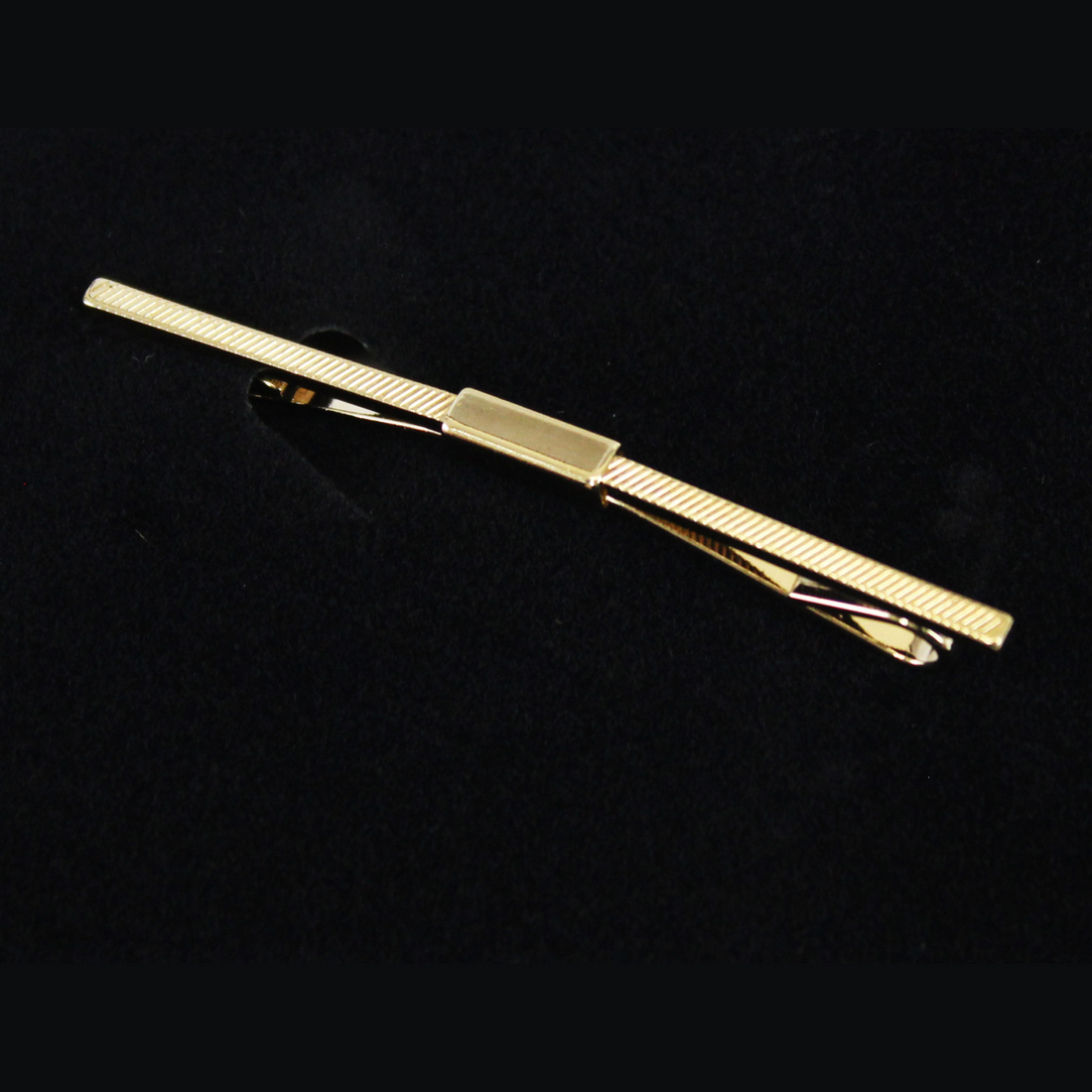 Collar Bar Etched - Gold