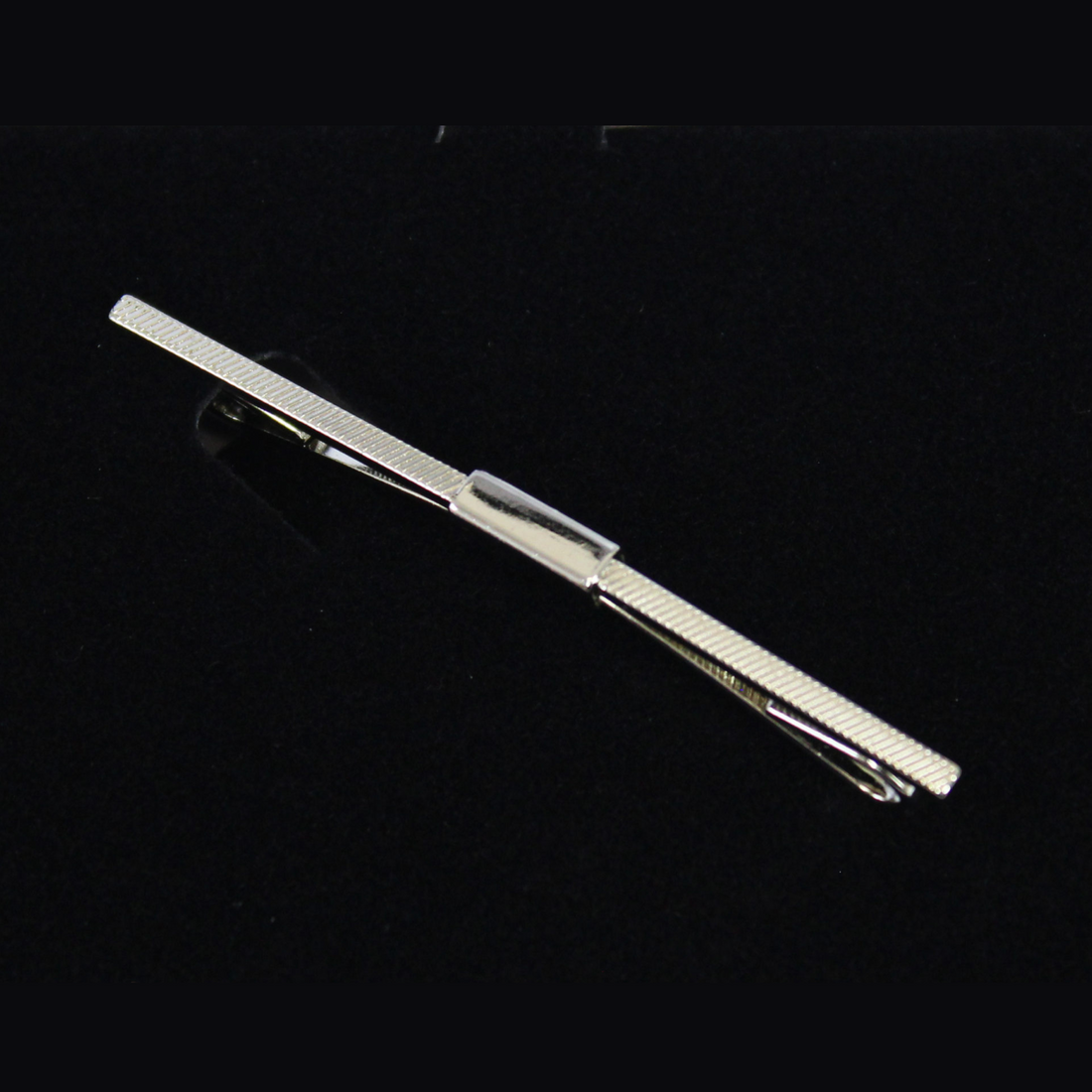 Collar Bar Etched - Silver