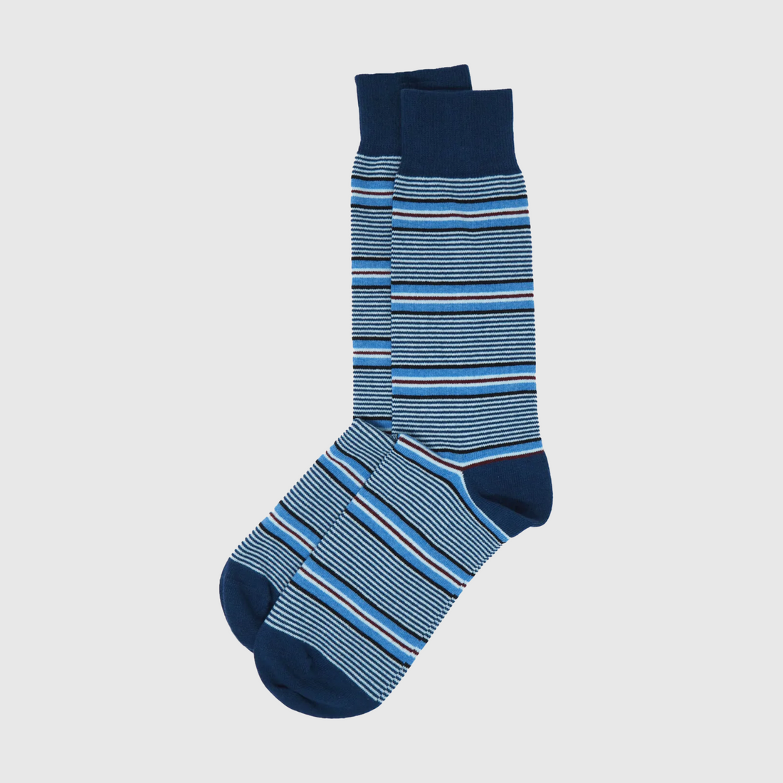 Peper Harow Sock - Multistripe Navy