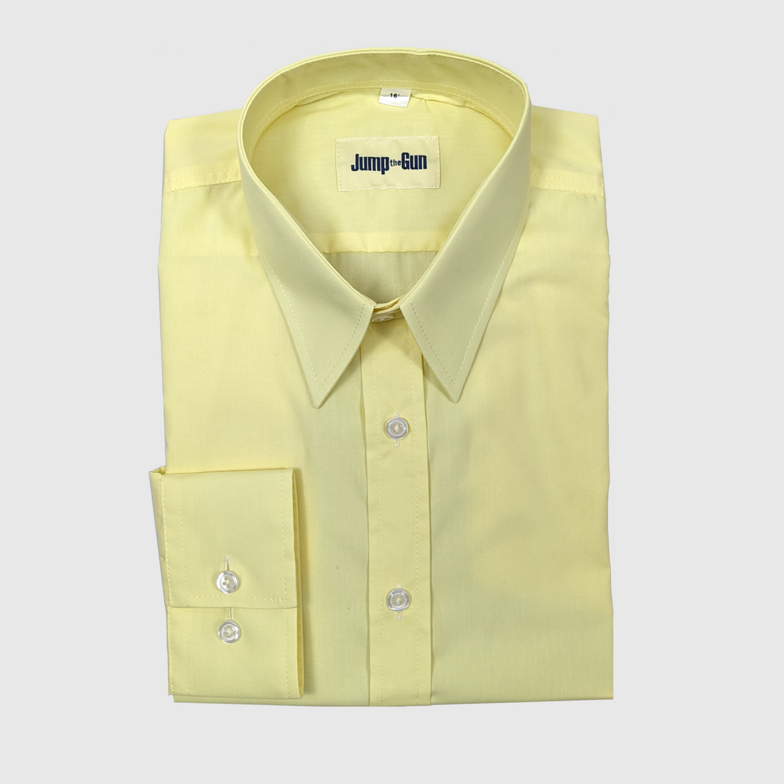 Spearpoint Shirt - Lemon Poplin