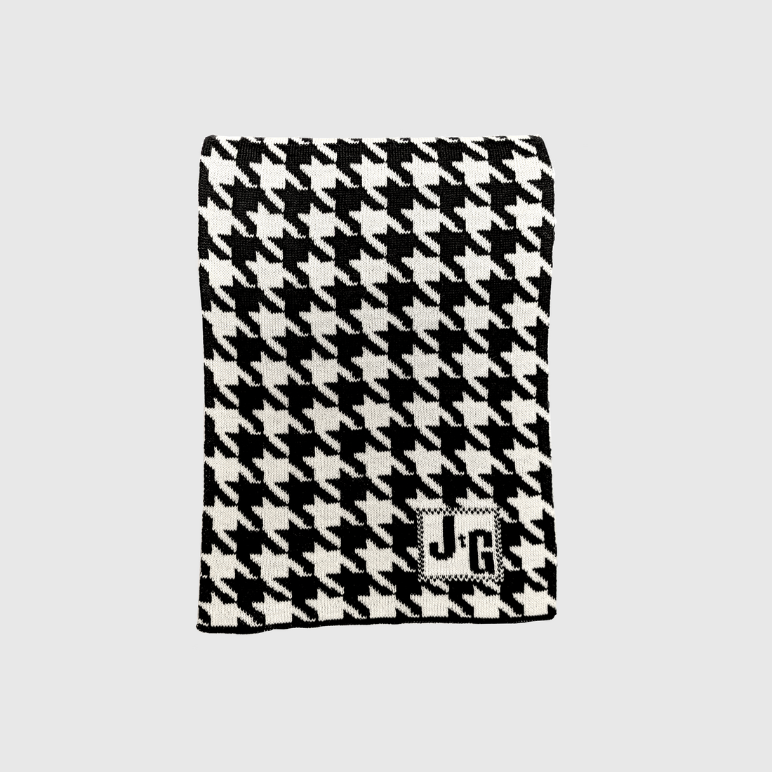 JtG Scarf - Black/White Dogtooth