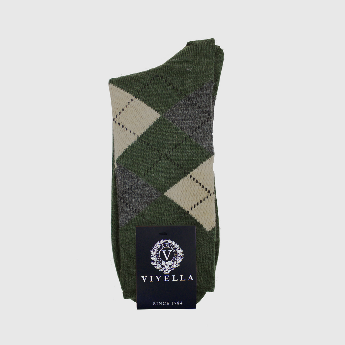 Viyella Argyle Socks - Lovat