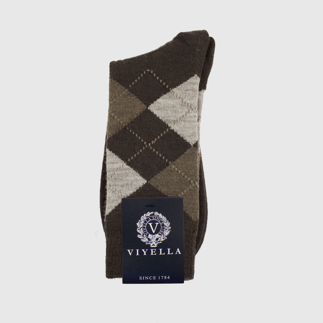 Viyella Argyle Socks - Brown