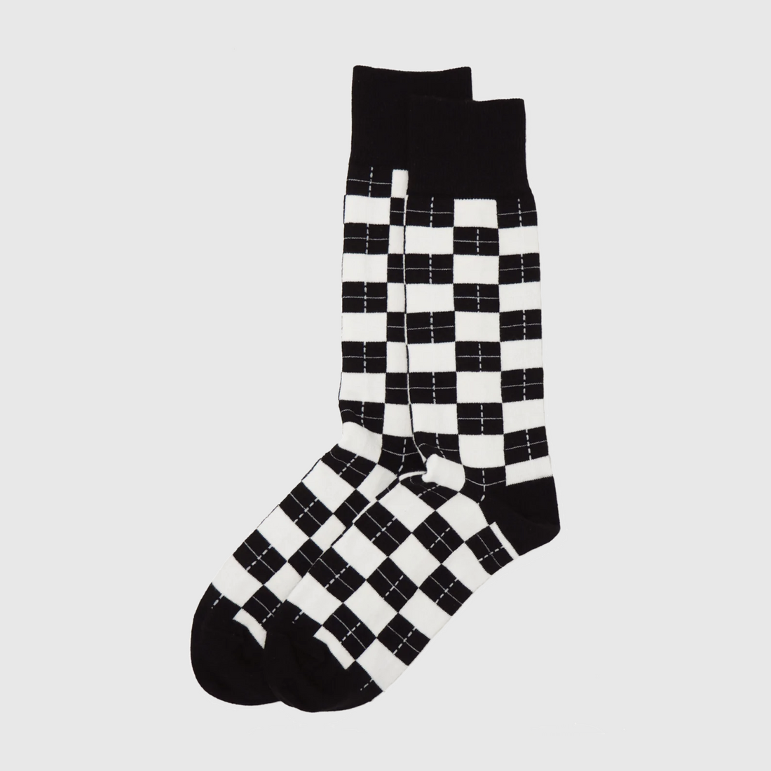 Peper Harow Sock - Checkmate Black