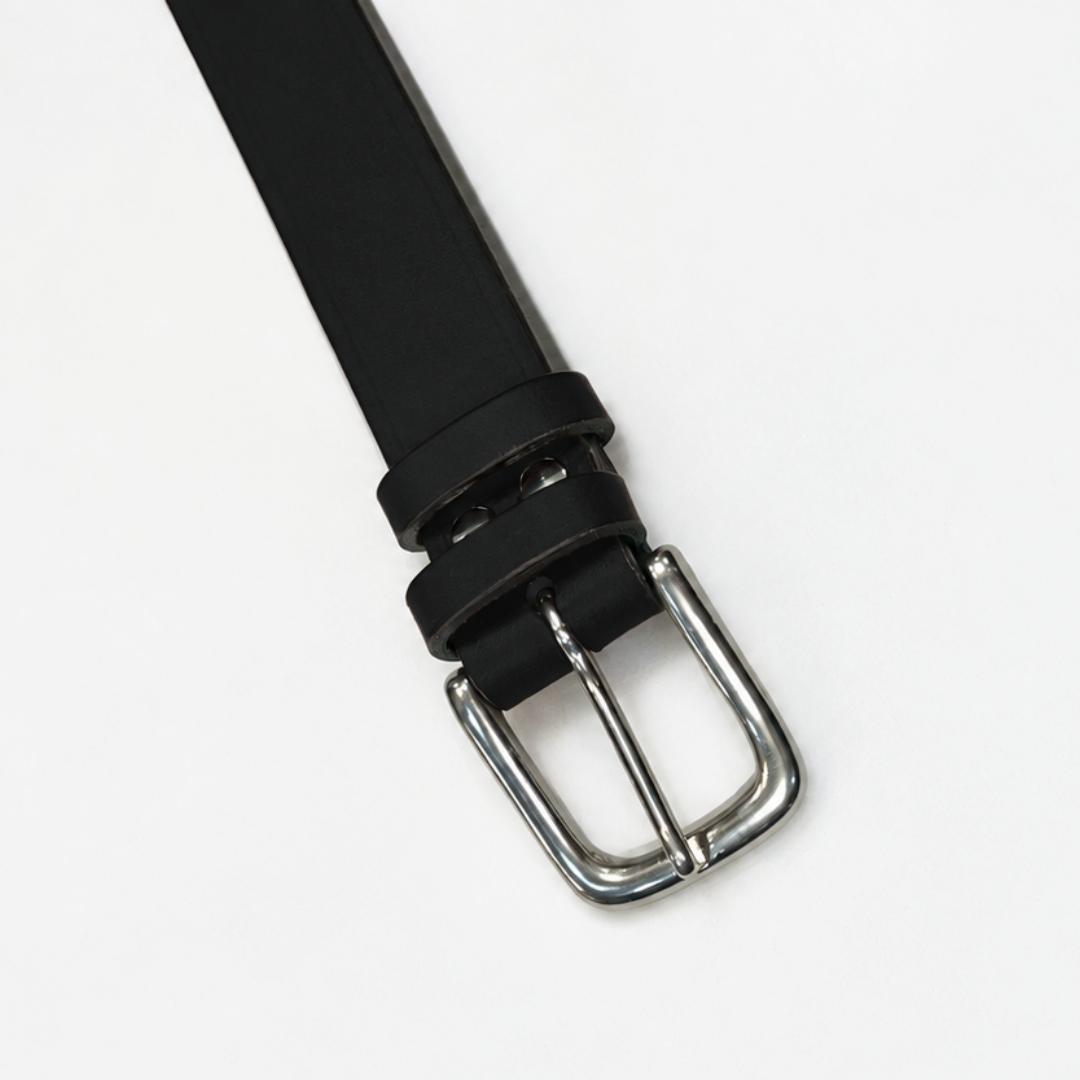 Signature Belt - Black Full Grain