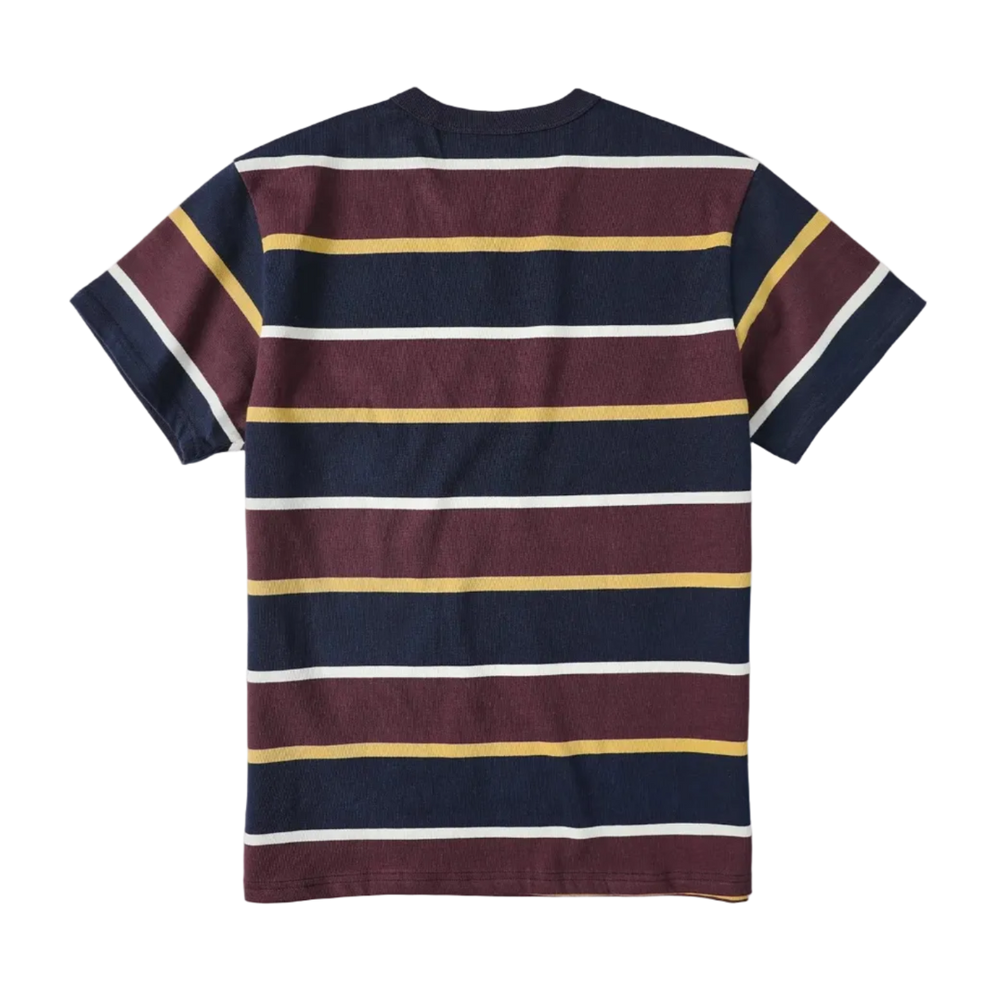 Ivy Stripe T-Shirt - Burgundy / Navy