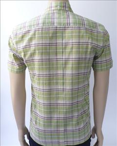 JTG Light Green Check S/S