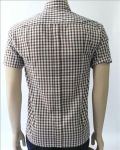 JTG Brown Gingham S/S