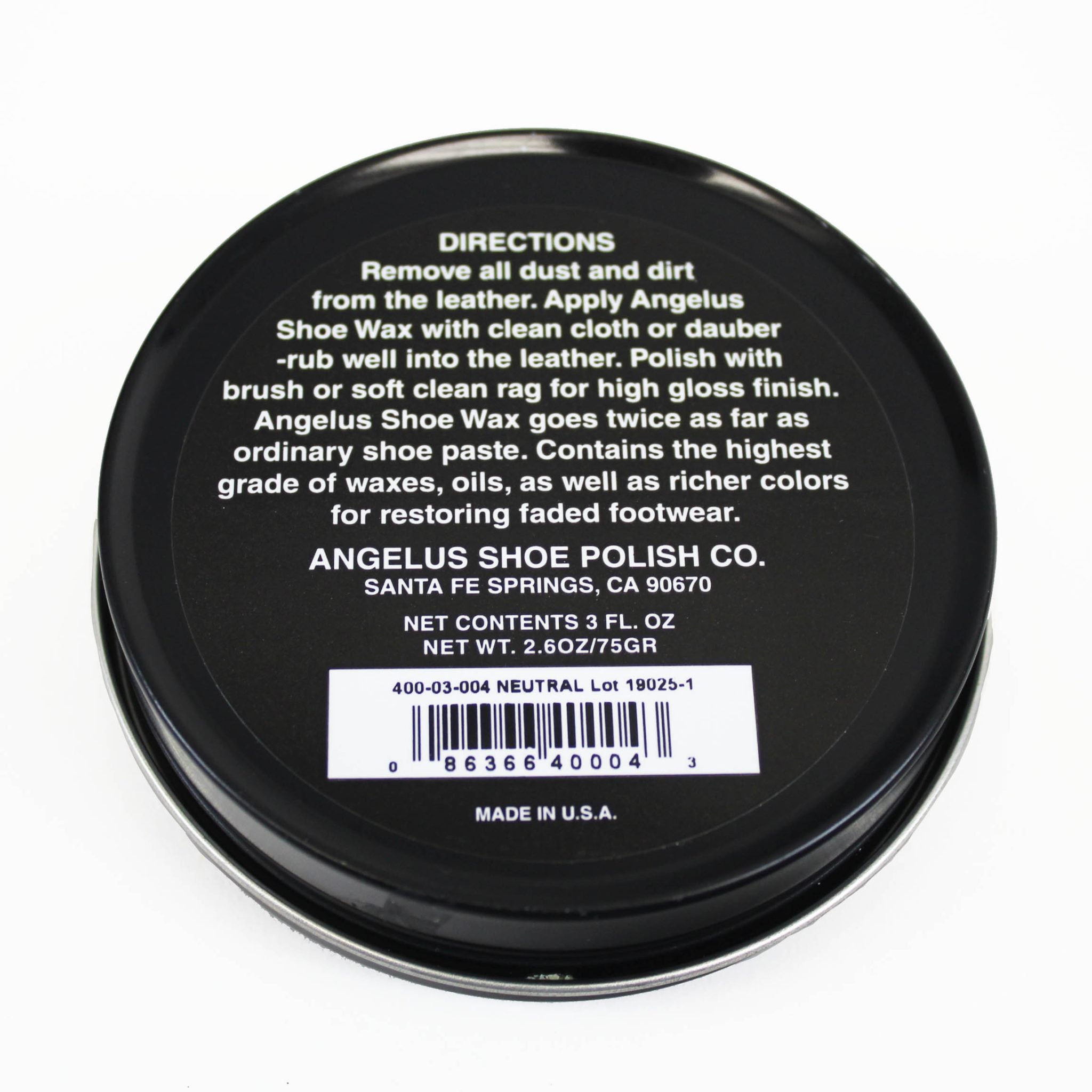 Shoe wax polish neutral deals