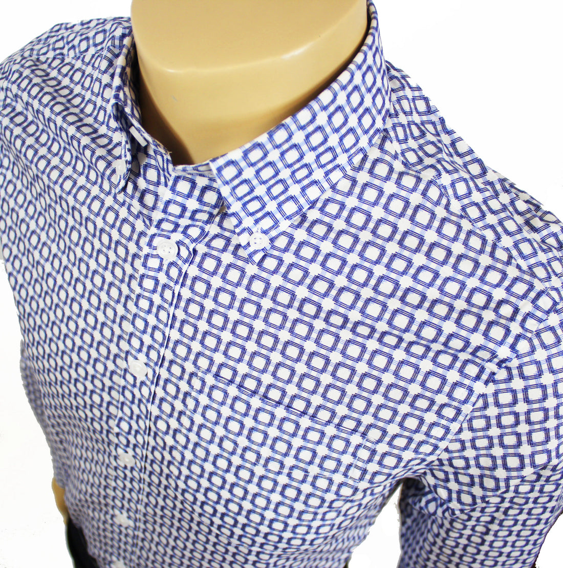 Long Sleeve Button Down - Astro Blue