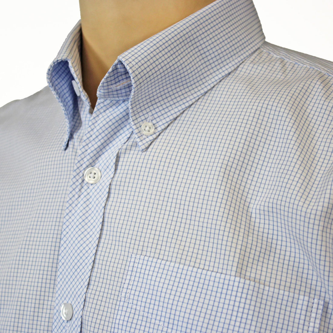 Tattersall Sky Button Down L/S