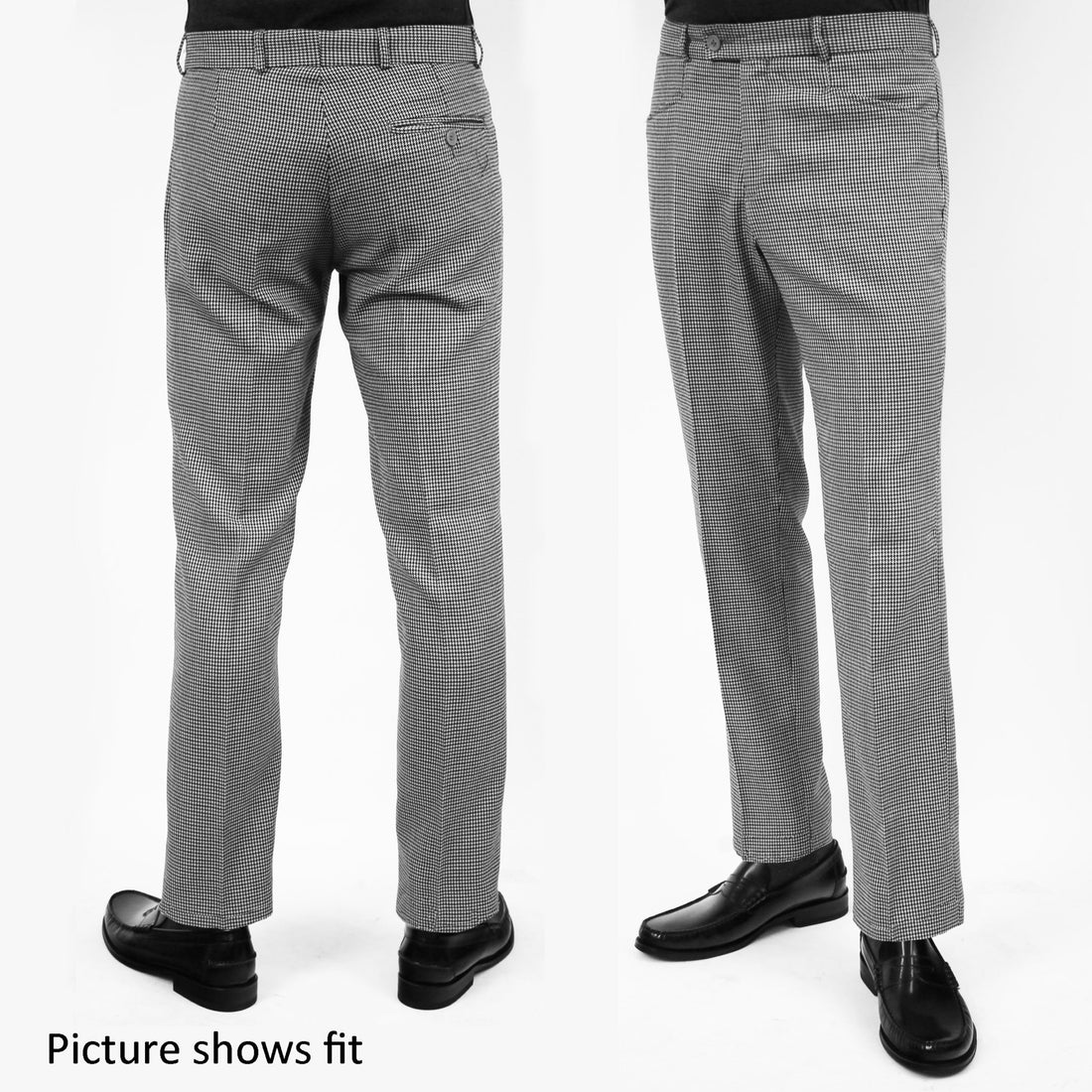 Sta Prest Trousers - Grey Prince of Wales