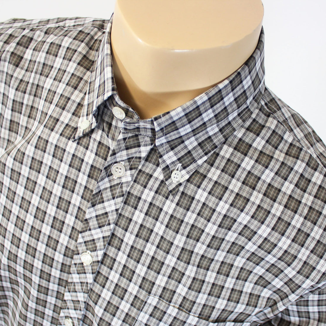 Black/White Check S/S