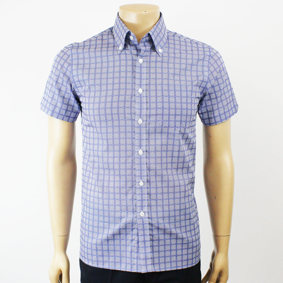 Short Sleeve Button Down - Waffle