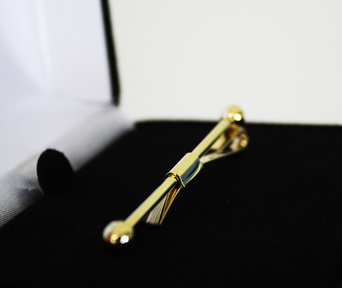 Collar Bar Ball End - Gold