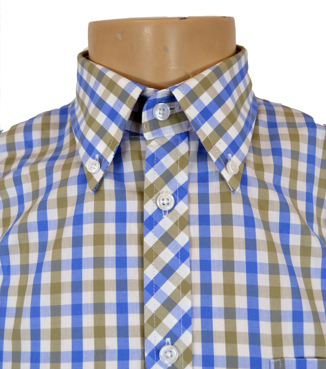 Sky/Sand Gingham S/S 061