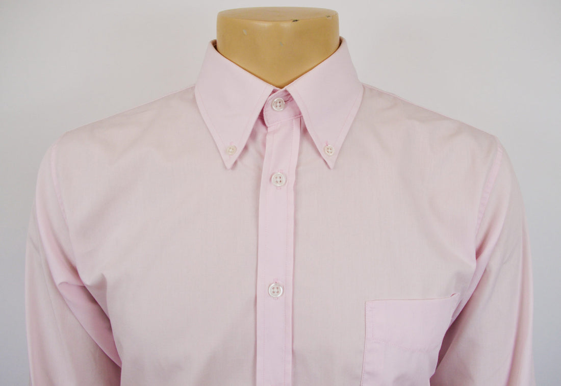 Long Sleeve Button Down - Pink Poplin