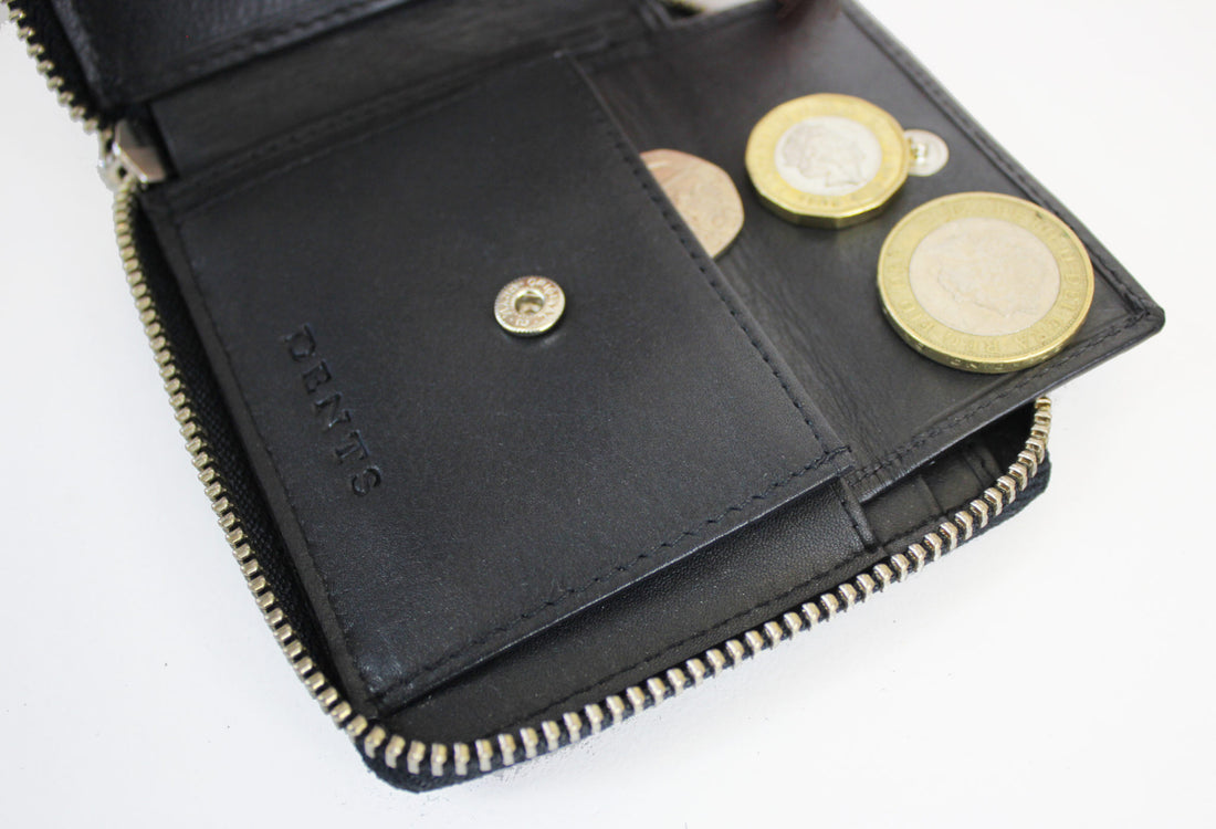 Dents Wallet Black 5519