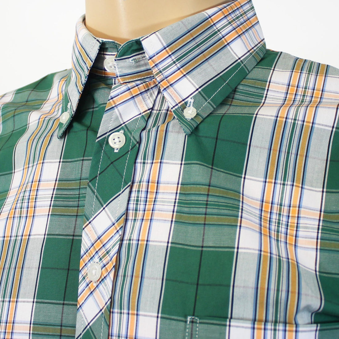 Green Bright check 058 L/S