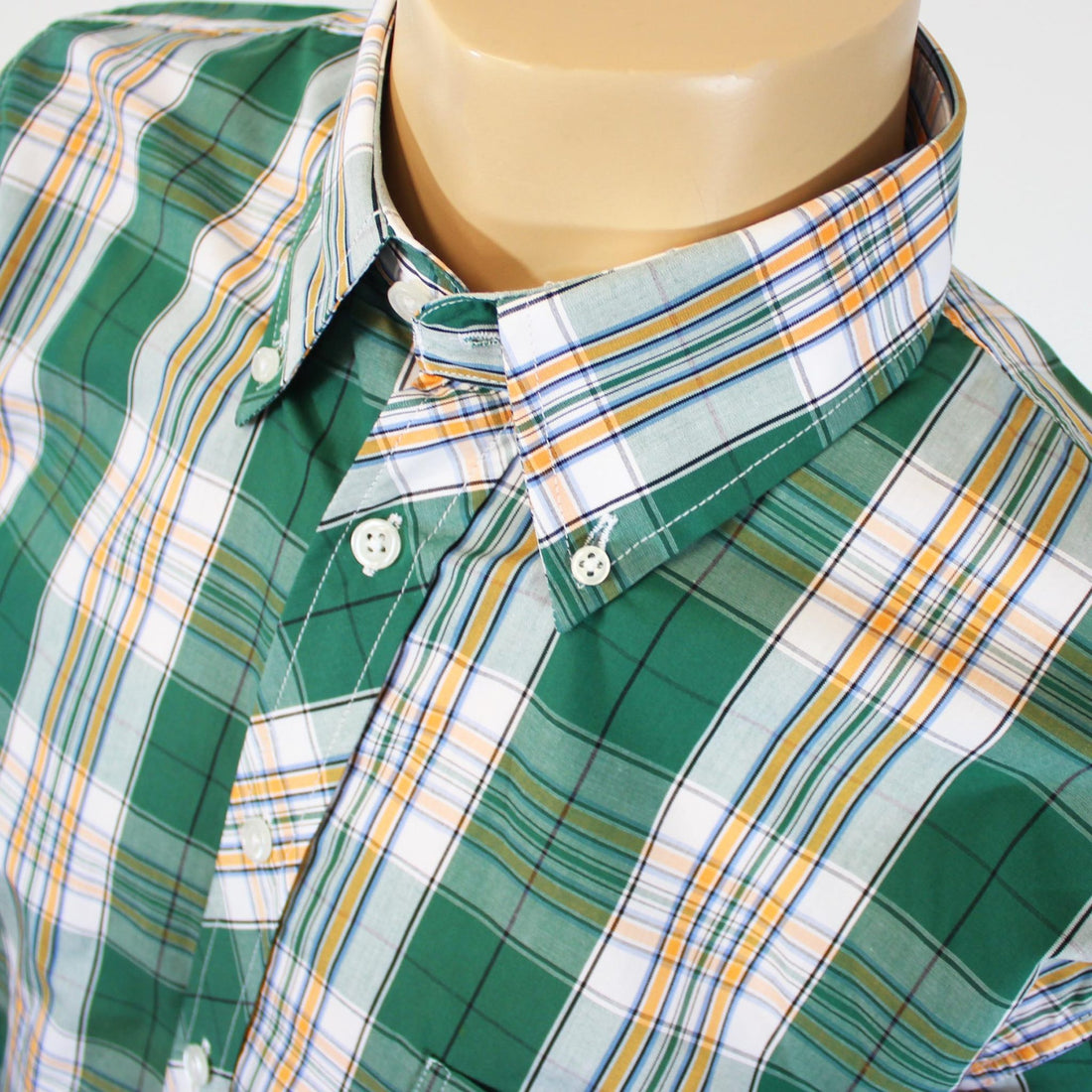 Green Bright check 058 L/S