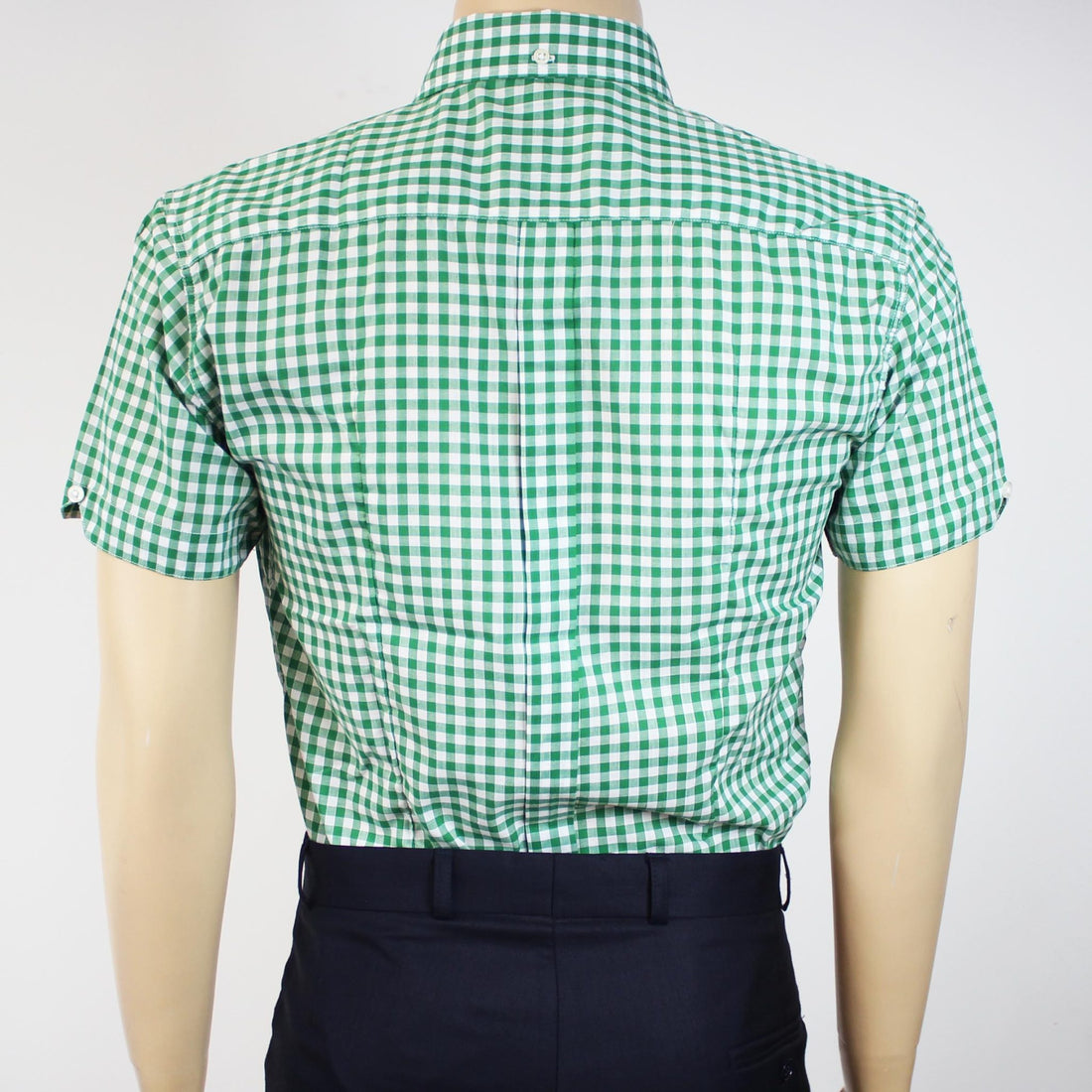 JTG Green Gingham S/S