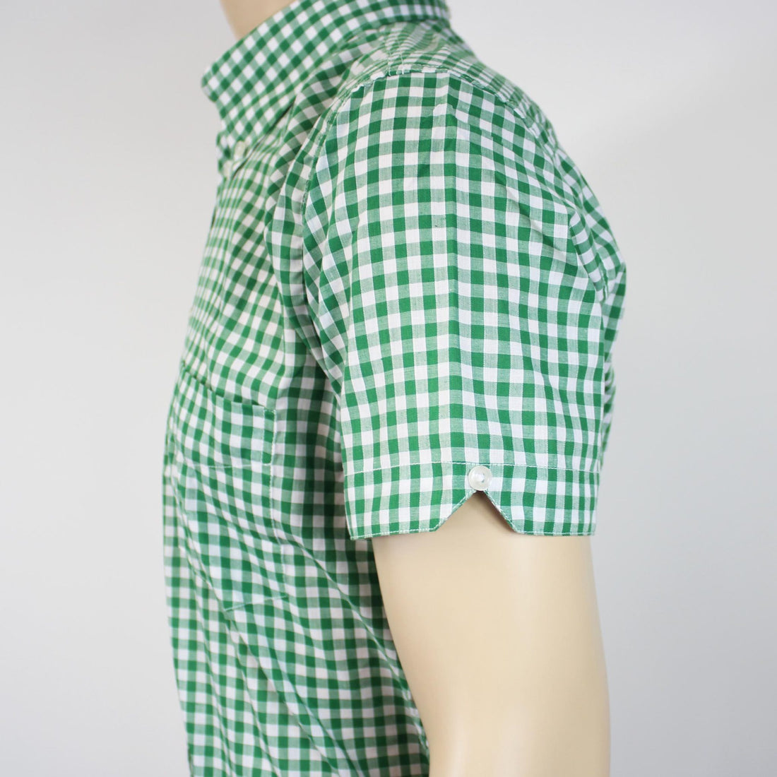 JTG Green Gingham S/S