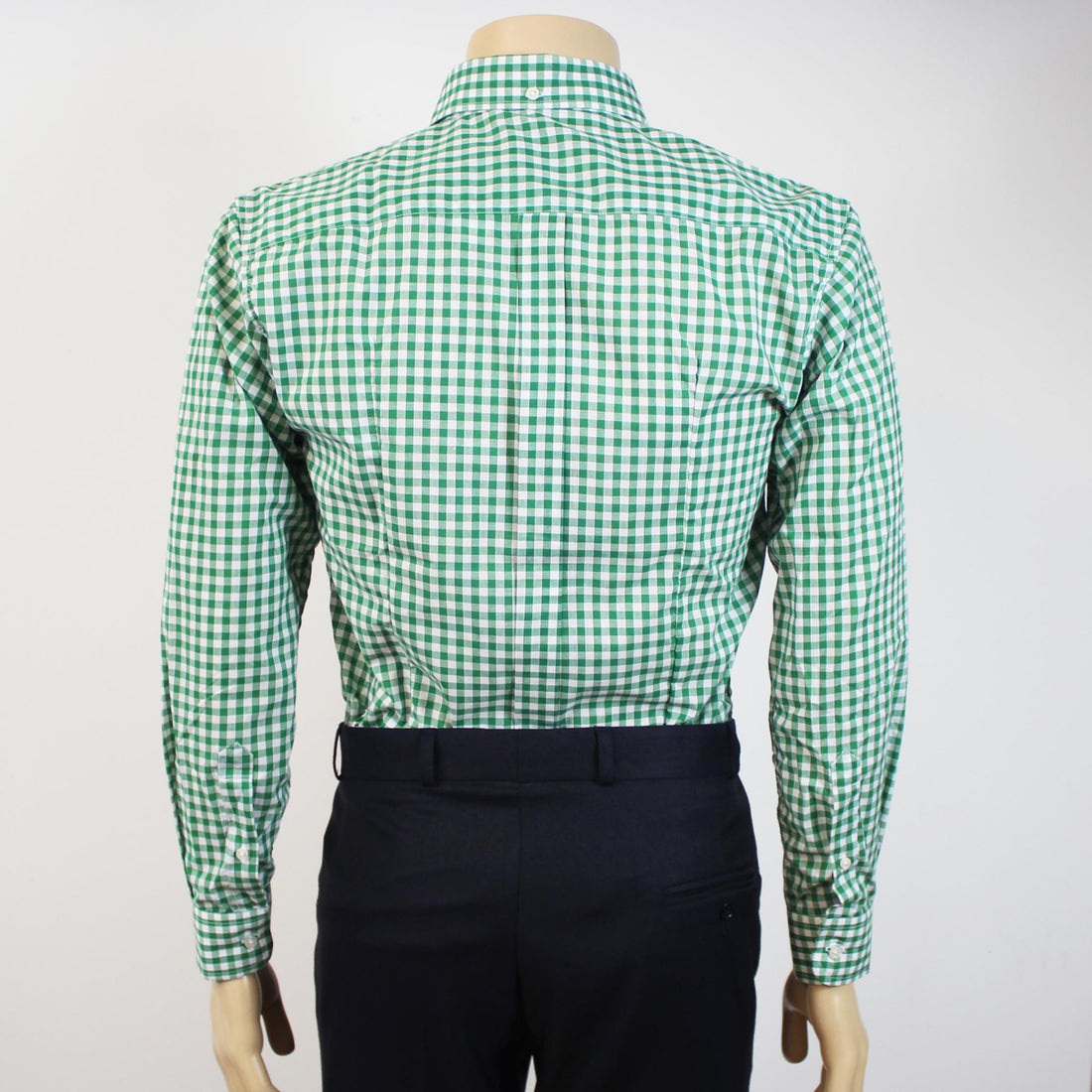 JTG Green Gingham L/S