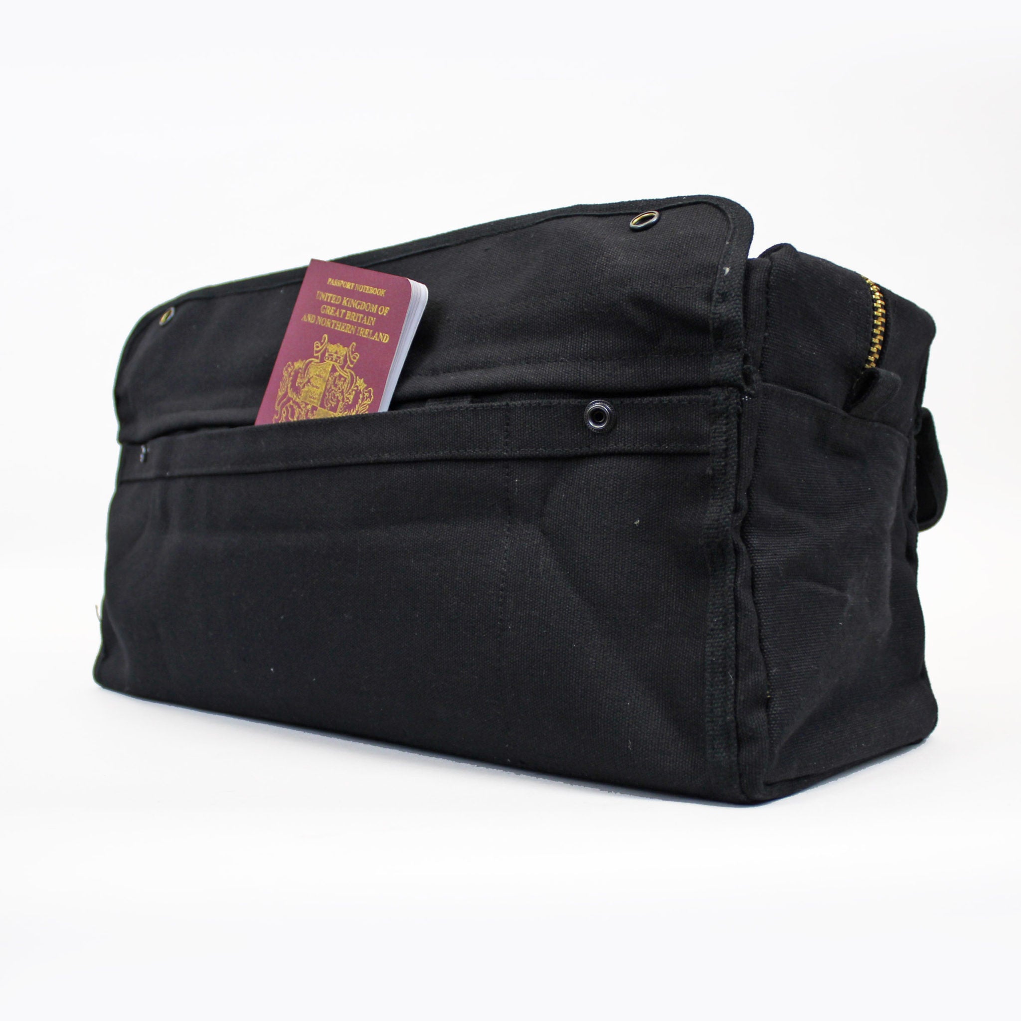 Big black canvas kit bag sale