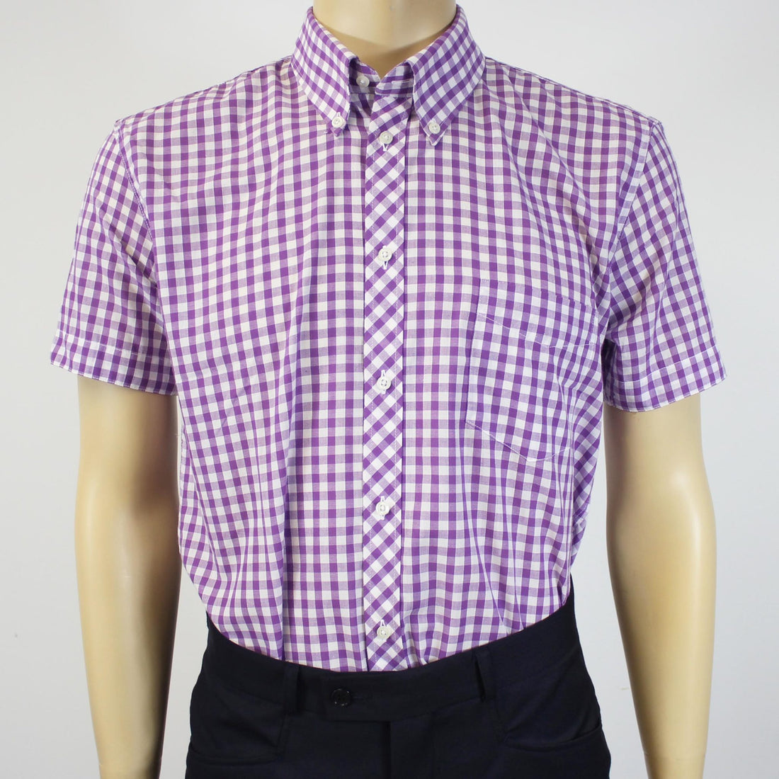 Lilac Gingham S/S