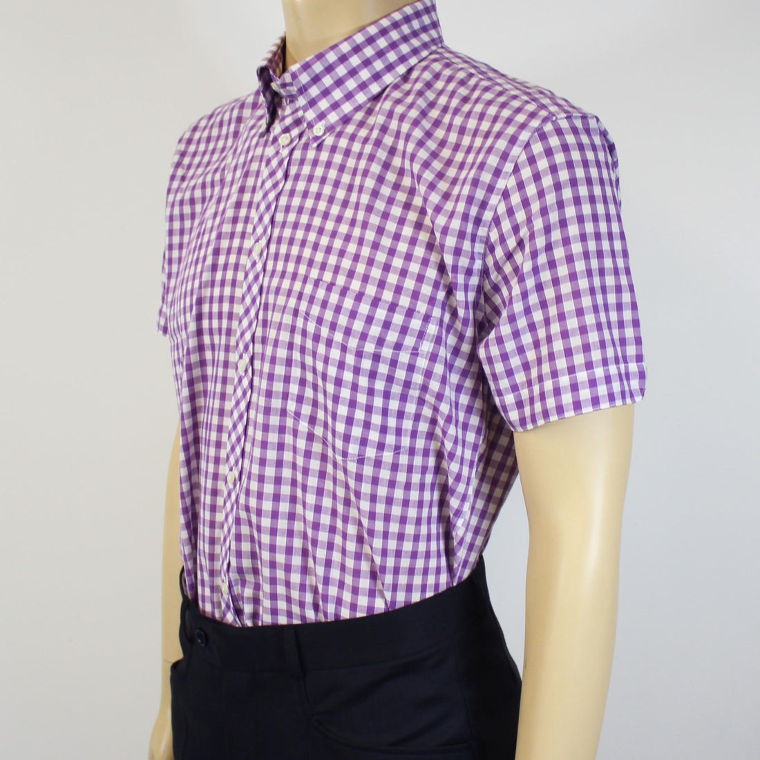 Lilac Gingham S/S